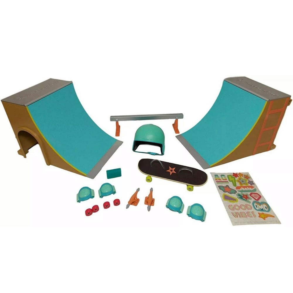 American Girl Skate Park Play Set Dolls Skateboard - Picture 16 of 16